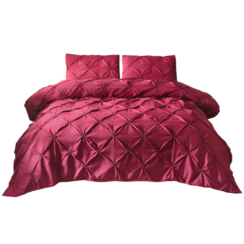 House of Hampton® Fulks Luxury Polyeaster Pinch Pleat Pintuck